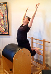 Jen Maglio demonstrates Swan on the Ladder Barrel